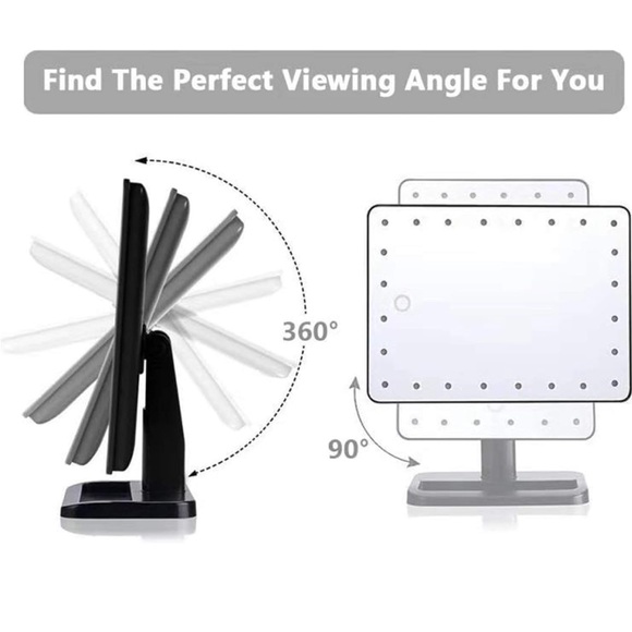 LED TABLE/MAKEUP MIRROR 12 inch - Picture 3 of 12